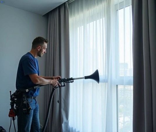 Professional curtain steam cleaning process equipment Matty Curtain Cleaning dawes-point-nsw