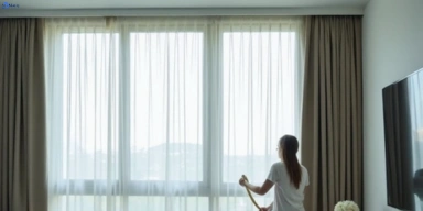 Delicate sheer drape cleaning dawes-point-nsw Matty Curtain Cleaning